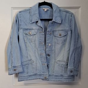 Womens 3/4 sleeve Jean jacket